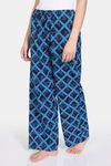 Zivame Bloom Hive Woven Sleep Pyjama - Medieval Blue — thumbnail 2